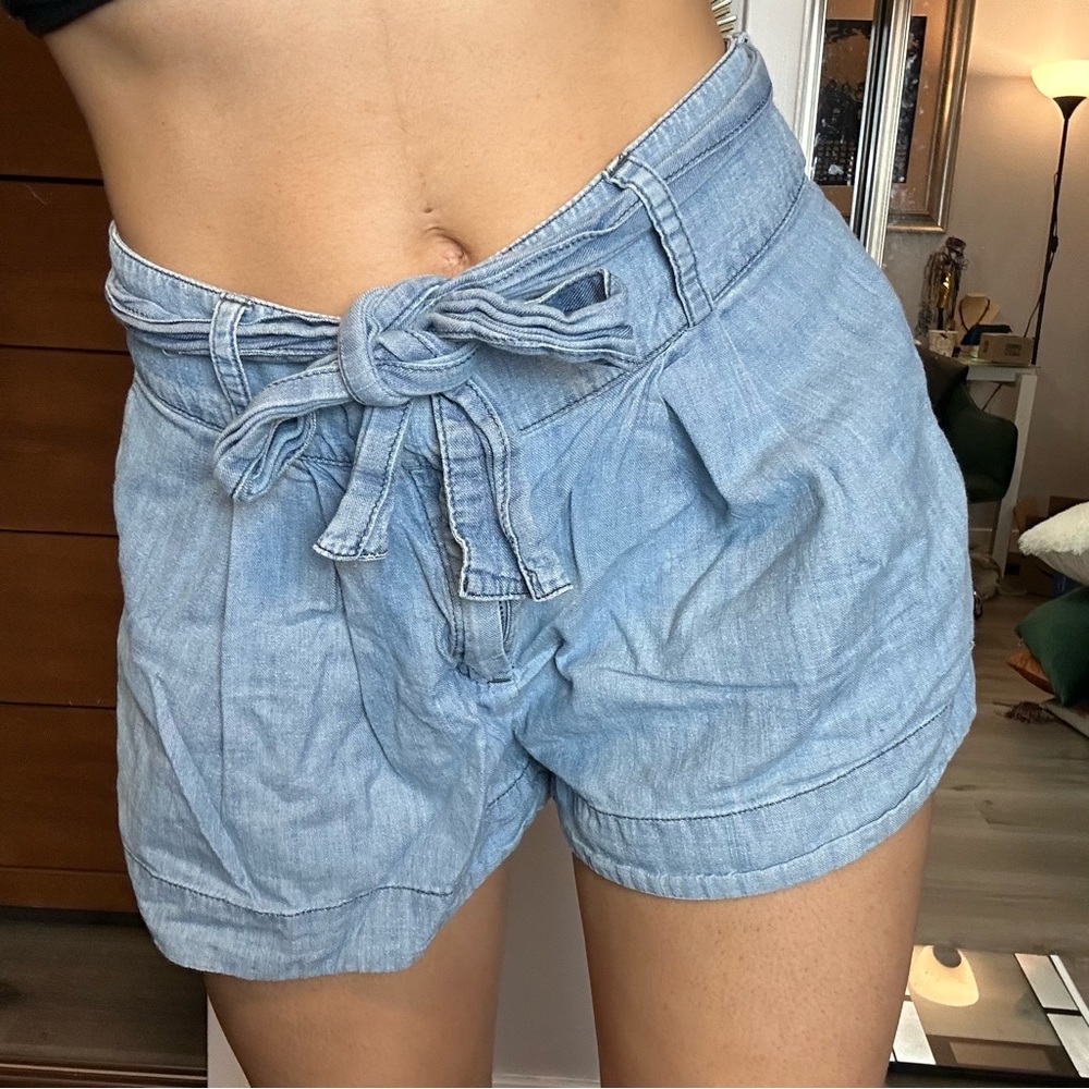 Flare Shorts with Belt